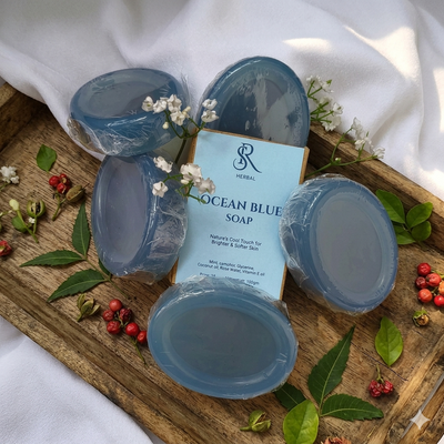 Ocean Blue Soap – Refreshing Herbal Bath Soap